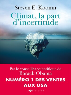 cover image of climat, la part d'incertitude
